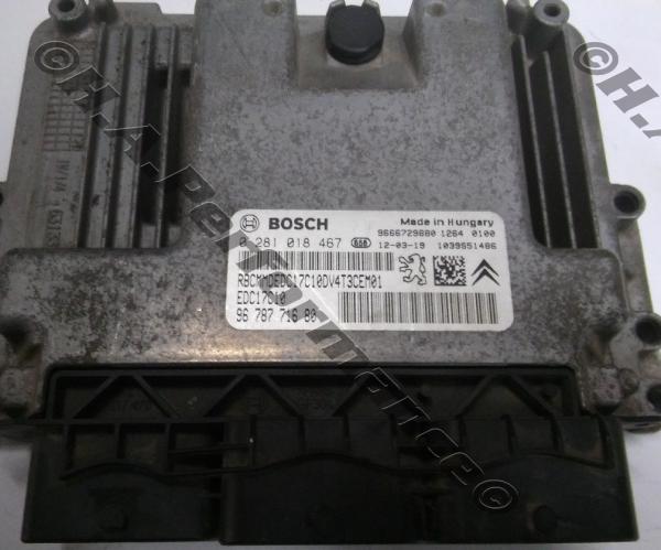 Wegfahrsperre deaktivieren IMMO OFF Bosch EDC17 EDC17C10 Citroen Peugeot